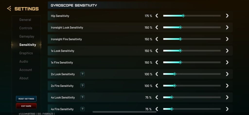 Indus Battle Royale Gyro Sensitivity